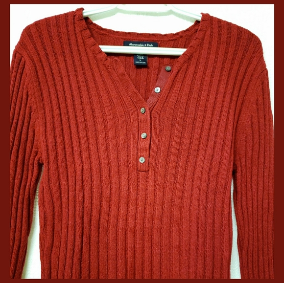 A&F Red Sweater - Picture 2 of 2